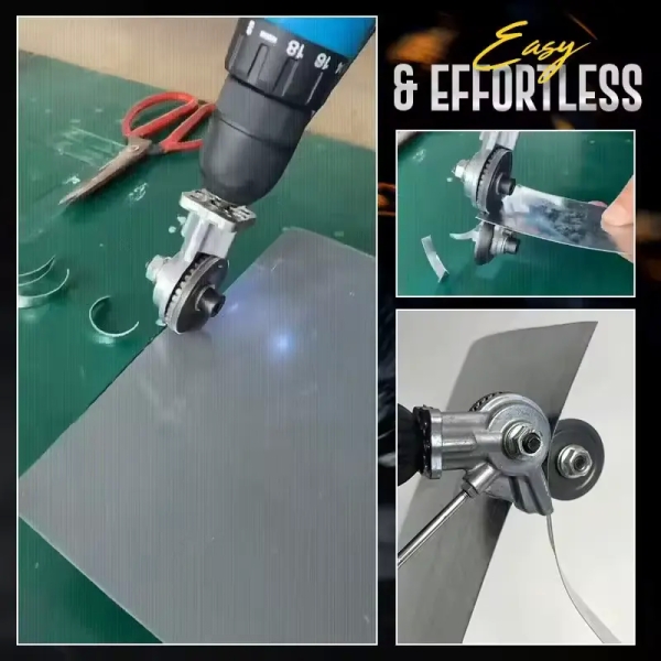 Electric Drill Convert Shears Plate Cutter Metal Sheet Cutter Tool Electric Scissor