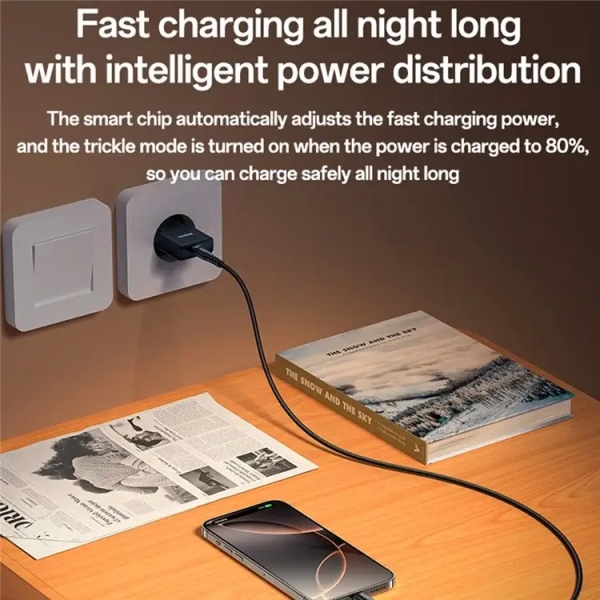 Yesido YC74 Ultra-thin 30W Fast Charger USB-C / Type-C Power Adapter, EU Plug(Black)