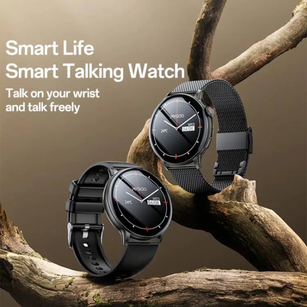 Yesido IO28 Smart Watch, 1.51 inch Screen, Support BT Call / Heart Rate (Black)