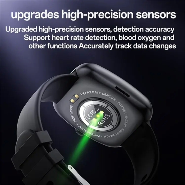 Yesido IO22 Waterproof Smart Watch, 1.83 inch Screen, Support BT Call / Health Monitor(Black)