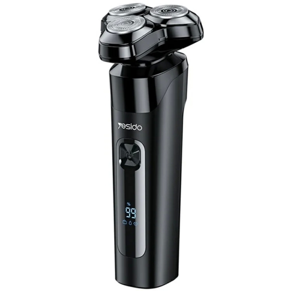 Yesido MG05 Waterproof Electric Shaver Razor with 3 Floating Cutter Heads (Black)