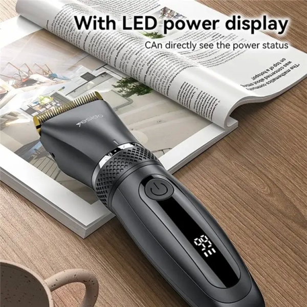 Yesido MG06 Hair Clipper Cordless Hair Grooming Rechargeable Trimmer (Black)
