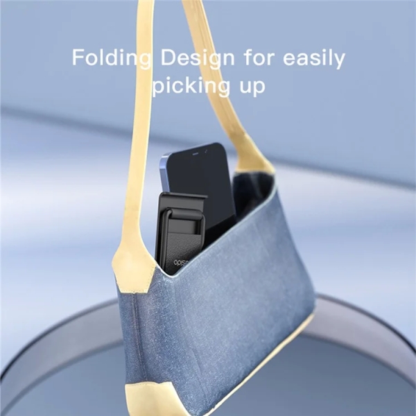 Yesido C141 Mini Folding Hands-free Phone Holder 4 Angles Adjustable Anti-slip Desktop Stand (Black)