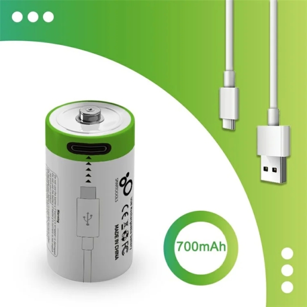 SMARTOOOLS 4Pcs 700mAh 3.7V CR123A Rechargeable Batteries Li-ion Batteries for Flashlight Electric Toothbrush
