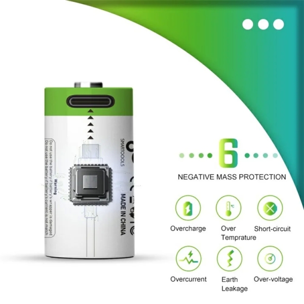 SMARTOOOLS 4Pcs 700mAh 3.7V CR123A Rechargeable Batteries Li-ion Batteries for Flashlight Electric Toothbrush