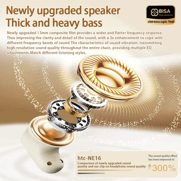 HTC NE16 Bluetooth 6.0 Hi-Res Audio Wireless Earphones
