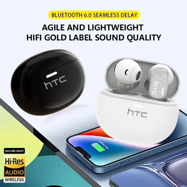 HTC NE16 Bluetooth 6.0 Hi-Res Audio Wireless Earphones