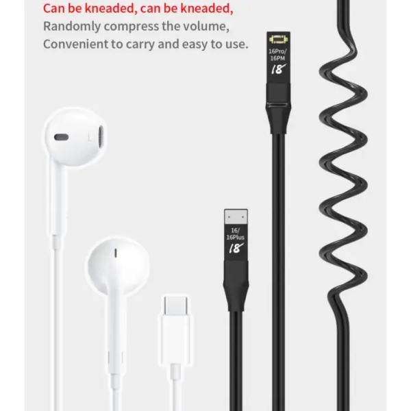 18 Kinds Power Boot Cable for iPhone 7 to 16 Pro Max  (8 in 1)