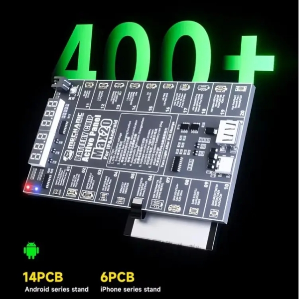 MECHANIC MAX20 Battery Chip Activation Board 4.2V for  iPhone 8-16PM & Most Android