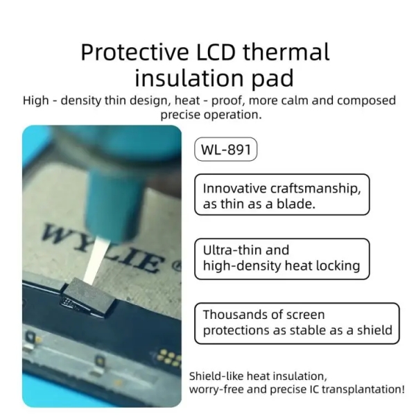 Wylie WL-891 Protective LCD Thermal Insulation Pad