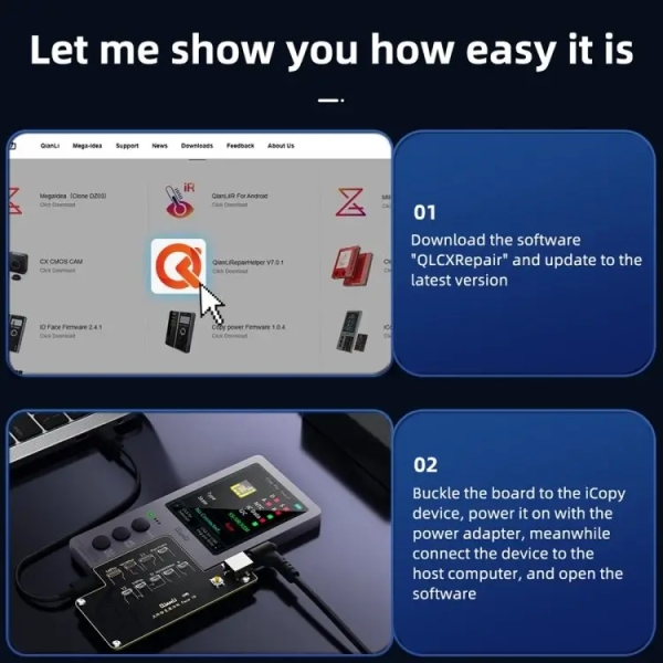 QianLi iCopy Plus Specialized Face ID Board for iPhone X to 14 Series