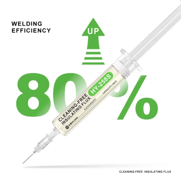 Mijing HY258S Cleaning-Free Insulating Solder Flux for PCB Repair 10cc