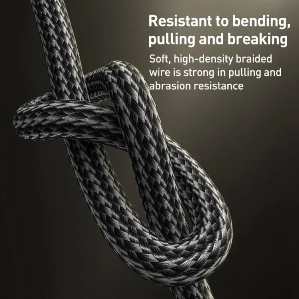 Yesido 3A USB to Type-C Fast Charging Cable, Length:1.2m(Black)