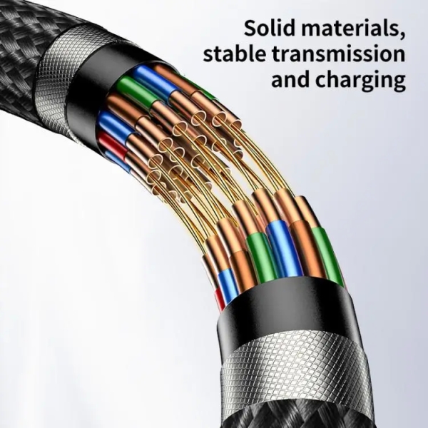 Yesido CA187 27W Type-C to 8 Pin Aluminum Alloy Data Cable, Length: 0.3m(Black)