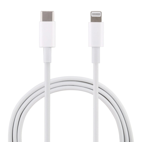 20W 9V/2A 1M USB-C / Type-C to 8 Pin PD Fast Charging Cable for iPhone, iPad, Cable Length: 1m(White)