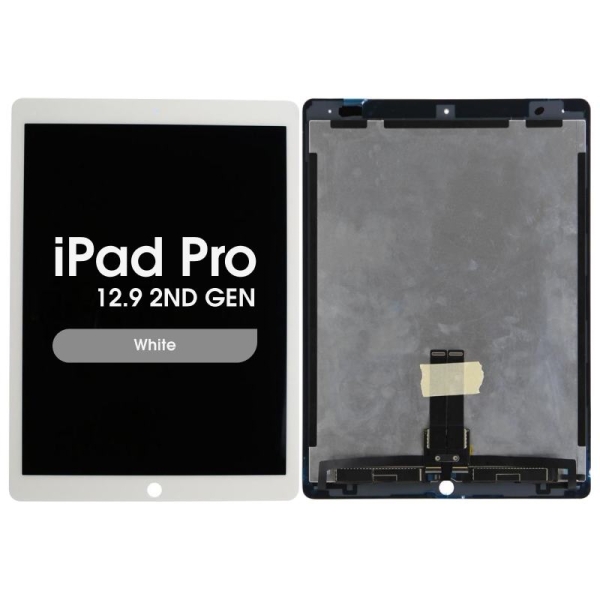 Original LCD Screen with Digitizer Assembly For IPad Pro 12.9" 2nd Gen W/ Daughterboard (White)