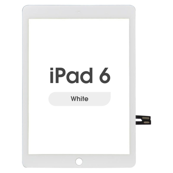 Premium Touch Screen Digitizer W/ Tesa Ahesive For IPad 6 (2018) (White)