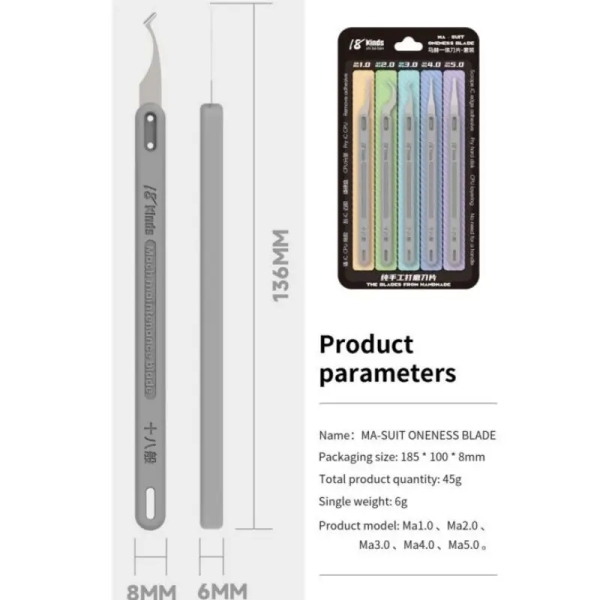 18 Kinds Ma-Suit Oneness Blades Set