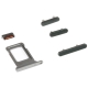 For iPhone 14 Pro SIM Card Tray + Side Keys- Black
