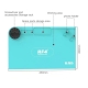 RF4 RF-PO15 High Temperature Resistant Silicone Pad With Storage Rack 450*280mm