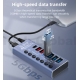 Mega-Idea K367H Fast Charging Hub With Corresponding Switch