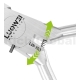 Luowei LW-103 Industrial-grade Chrome Vanadium Steel Slanting Nose Cutting Pliers