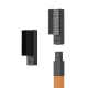 Wylie Aluminum Alloy Steel Brush & Frim Bristies Brush (2 in 1)