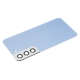 For Samsung Galaxy S22 SM-S901 Back Cover Glass With Camera Lens (No Logo)- Sky Blue