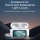 A9 Pro White ANC/ENC Bluetooth 5.4 Wireless Headphones With Intelligent Display