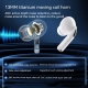 A9 Pro White ANC/ENC Bluetooth 5.4 Wireless Headphones With Intelligent Display