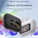 A9 Pro White ANC/ENC Bluetooth 5.4 Wireless Headphones With Intelligent Display