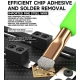 Luowei LW-BR01 Motherboard IC Chip Solder Pad Glue Removal Cleaning Brush Set