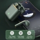 J18 Green TWS Wireless Bluetooth Headphones Stereo Earbuds Earphones