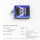 Mijing GK11 Mini Toughned Insulate Glass Fixture