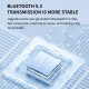 V12 White Bluetooth 5.3 Wireless Headphones Ear Clip Headphones Open Headsets