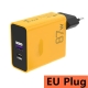 87W Fast Charging Adapter - Yellow