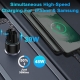 Dual Port Car Adapter (PD / QC 3.0) (48W) - Black