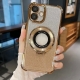 Electroplated Holder Gradient Glitter MagSafe Case For IPhone 16/ 16Plus/ 16Pro/ 16ProMax
