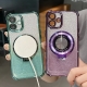 Electroplated Holder Gradient Glitter MagSafe Case For IPhone 16/ 16Plus/ 16Pro/ 16ProMax