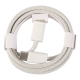 OEM 1m USB-C To C Braided Charge Cable For IPhone 15 Series (White)