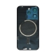 For iPhone 15 Pro Back Glass Panel With Magsafe Magnet-Black Titanium