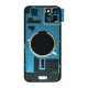 For iPhone 15 Plus Back Glass Panel With Magsafe Magnet-Blue