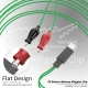 2UUL PW03 9V Electro-Release Alligator Clip
