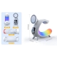 15W Wireless Fast Charge Device With Lamp & Speaker & Clock