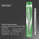 2UUL TW31 Ultrahard insulative Ceramic Tweezer for Precise Phone Board Repair