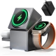 Qi2 15W 3-in-1 Magnetic Wireless Charger CubeTrick-X For iPhone 12-16 Series/ AirPod/ IWatch