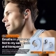 Q16 AI Simultaneous Translation Bluetooth 5.4 Wireless EarHook Sports Game Earphones
