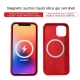 For iPhone 16 Liquid Silicone Full Coverage MagSafe Phone Case(Navy Blue)