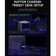 Luowei LW-U1 140W Raptor 8-Ports USB & Type-C Charger Station with Wireless Charging