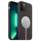 For iPhone 13 Pro Max Liquid Silicone Full Coverage MagSafe Phone Case(Black)